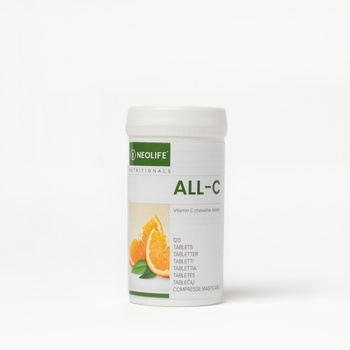 „All C“, vitamino C maisto papildas, kramtomosios tabletės